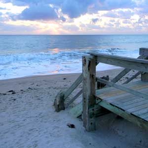 Vacation on the sand at the Reef Ocean Resort, Vero Beach, Florida